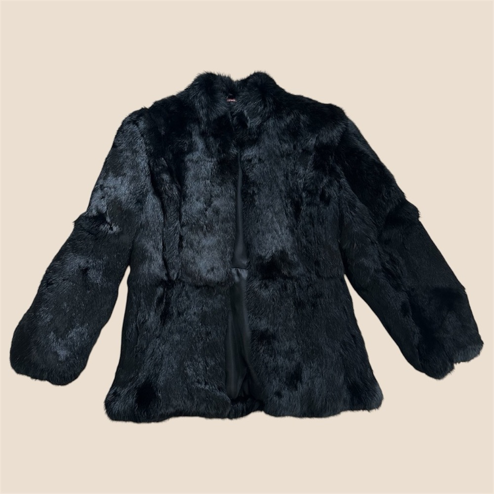 Real Rabbit Fur Coat